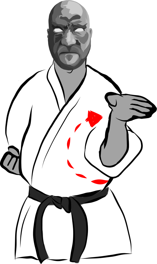 Kuri uke (Unwinding Block)